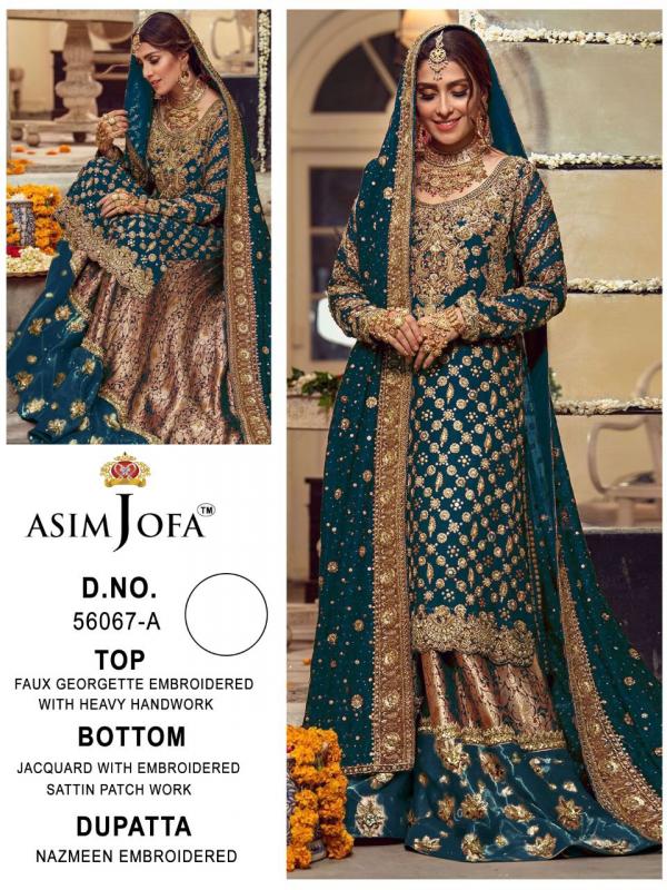 Asim Jofa 56067 Colours Georgette Designer Exclusive Salwar Suit